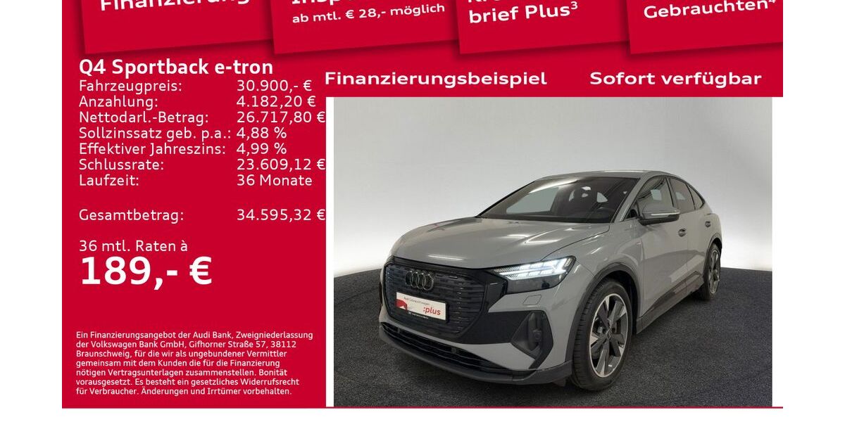 Audi Q4 e-tron 57.500 km 30.900 &euro; Berlin 12489