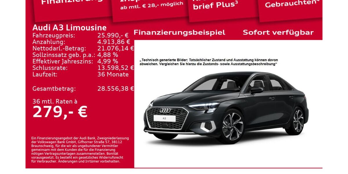 Audi A3 80.959 km 25.990 &euro; Berlin 12489