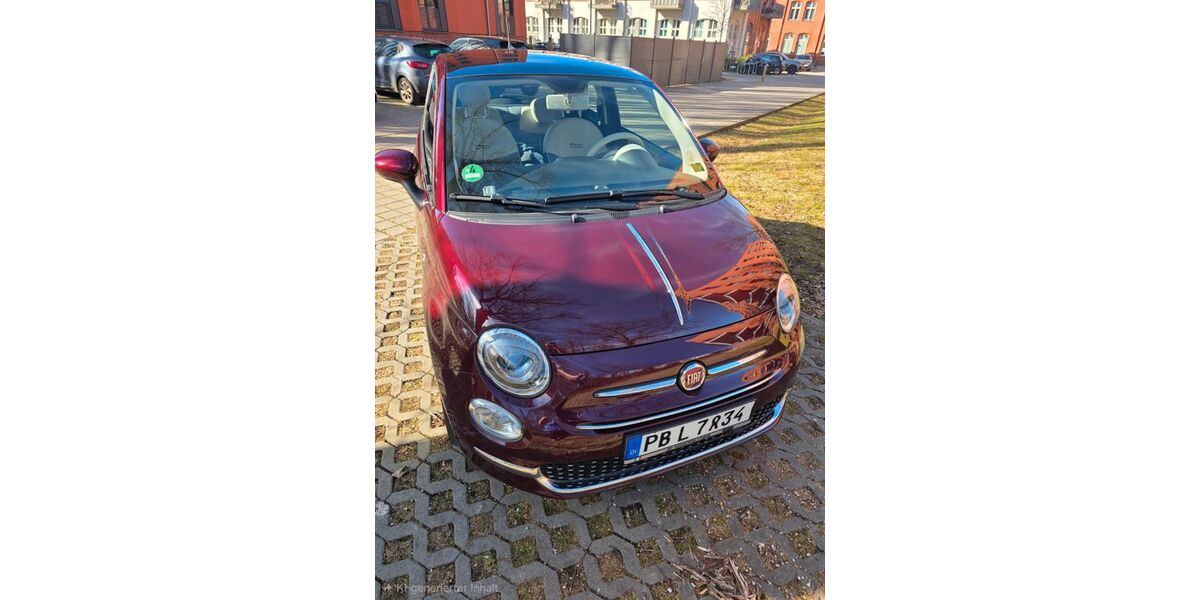 Fiat 500 63.000 km 9.999 &euro; Berlin 12555