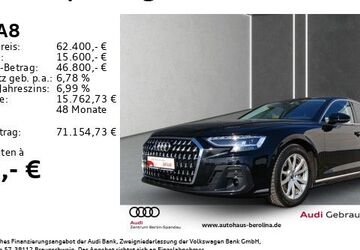 Audi A8 40.711 km 61.249 &euro; Berlin 13581