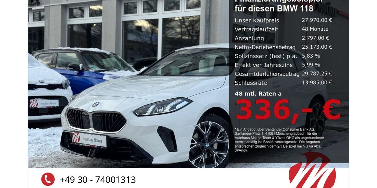 BMW 118 55.000 km 27.970 &euro; Berlin 12305