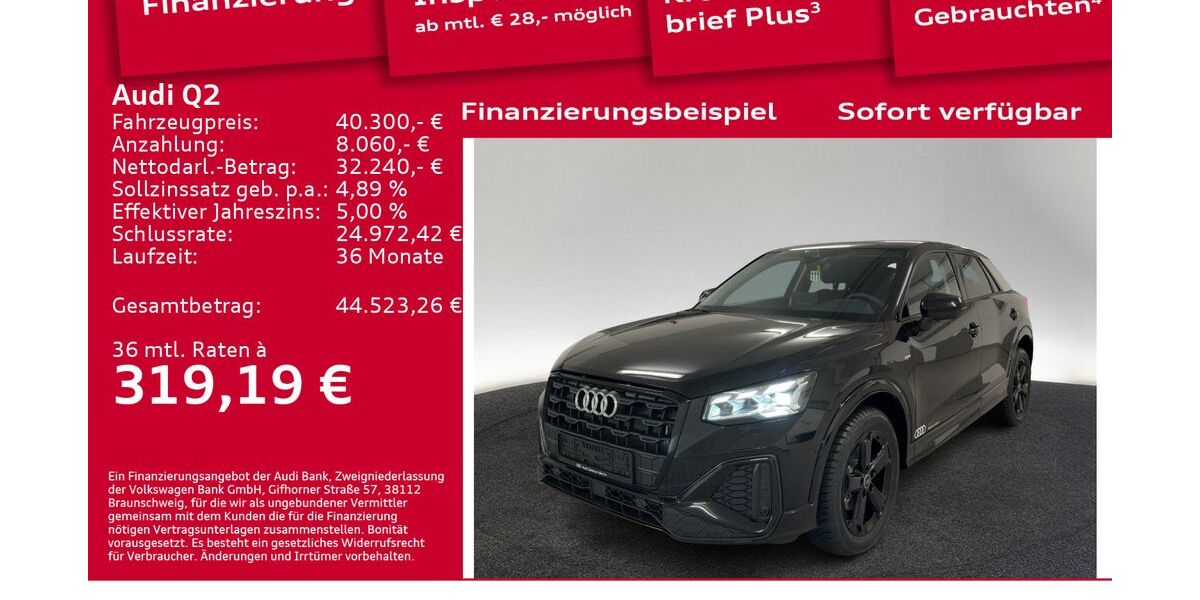 Audi Q2 6.001 km 40.300 &euro; Berlin 12489